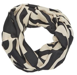 s.Oliver Lässiger Loop Schal aus Viskose mit All-over-Print