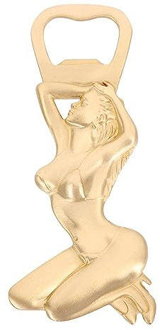 NOLITOY Apribottiglie Metallo Forma Di Bellezza Design Vintage Per Casa e Bar Utensile Per Rimuovere Tappi Di Bottiglie Di Birra e Vino Facile Da Usare e Portatile