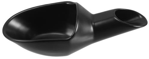 WEKADRIN Cuillère Doseuse à Café 20 G en Céramique Noire, Pelle Intégrée Multifonction, pour Grains de Café et Thé, Usage Domestique et Professionnel, Outil de Mesure Précis