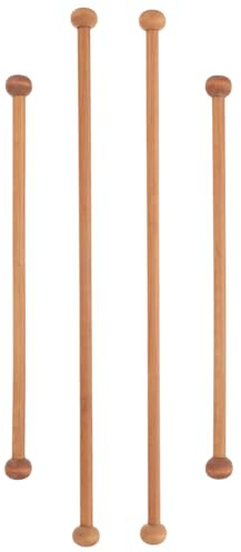 Alipis Aste di Legno per Arazzi 4 Pezzi Design Unico, Ecocompatibili e Multifunzionali per Appendere Tappeti e Decorazioni da Parete