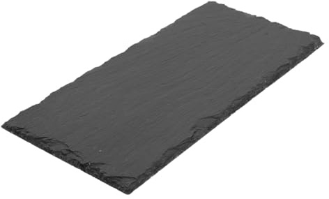GARVALON Plateforme de Repos Naturelle pour Tortues et Reptiles 30X15 CM en Pierre Bleue Pierre Chauffante Multifonction pour Terrarium Plaque de Bain et Lime-Griffes pour Geckos