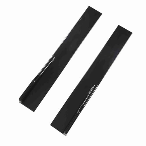 ACOGEDO Kit Labbro Diffusore Aletta per Gonna Laterale Auto Lucida da 2 Pezzi per e - Gonna Laterale Aerodinamica con Sottoscocca e Riduzione