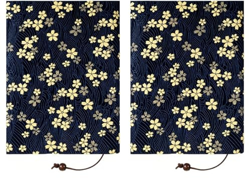2-Piece Book Covers for Paperbacks, Dark Blue