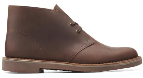 Clarks Men's Desert Boot Bushacre 3, Dark Brown Lea, 7 UK