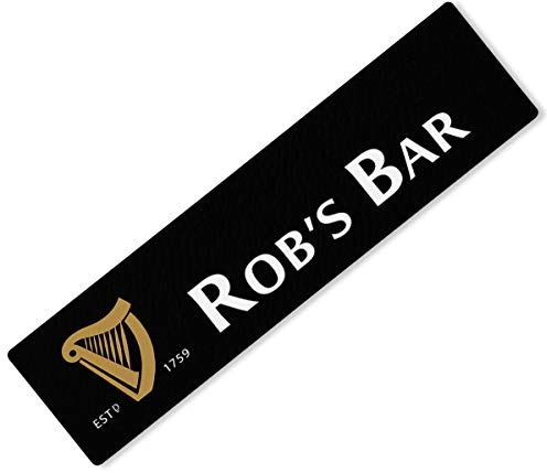 Daily Gifts Personalised Beer Mat Any Text Bar Runner Ideal Home Pub Cafe Occasion 189
