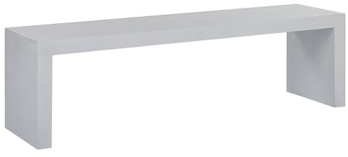 Weiße Bank Betonimitation 150x45 cm Taranto