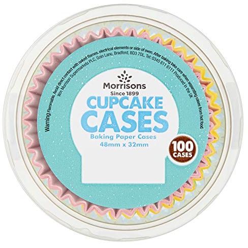 Morrisons Spotty Cupcakes Cases 100 Pack x 6