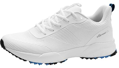 Ellesse Aria Ls1050, Golfskor unisex - vuxen, Vit, 40.5 EU