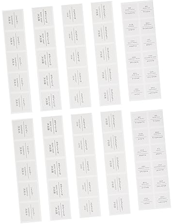 HAPINARY Flaschenetikettenaufkleber 50 Blatt Selbstklebende Etiketten Für Kosmetik Shampoo-spender Home Office Hotelgebrauch