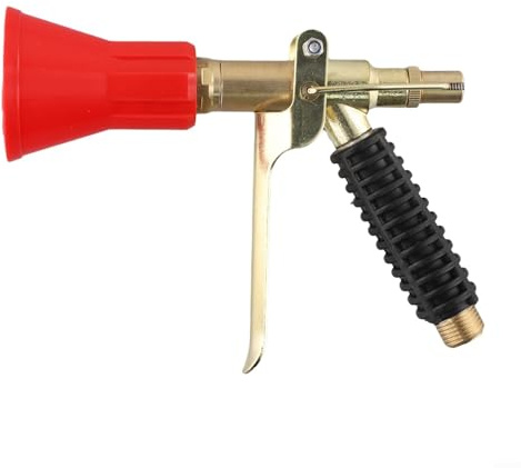 HEBEOT Pistola pulverizadora, pistola pulverizadora, pistola de pulverización antivaho de alta presión, pistola de pulverización antivaho de cobre (estilo corto)