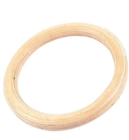 EKalgretrA Turnringe Holz 32mm Holz Gym Ring Fitness Gymnastik Training Ringe Krafttraining Gymnastik Ringe Pull Up Kraft Workout Ring(32mm)