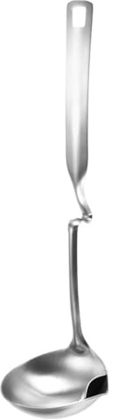 Unomor Stainless Steel Oil Filter Spoon Long Handle Grease Separator Cooking Oil Strainer Soup Ladle Kitchen Gadget