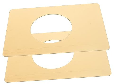 Gadpiparty 2stücke Edelstahl Türschloss Reparaturplatte Türknopf Abdeckungen Zur Stärkung Und Verschönerung Von Türen Geeignet Für Holztüren