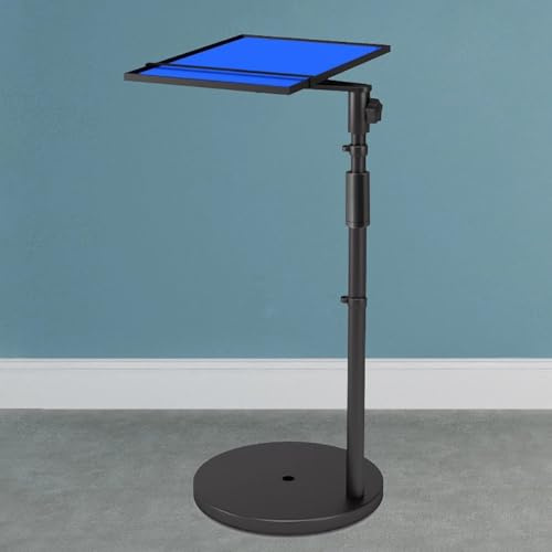 TT-YEC Soporte De Proyector De Metal Portátil De Alta Resistencia, Altura Ajustable 90-150 Cm, Giratorio 360°, Poste De Soporte De Metal Multifuncional para Suelo,B
