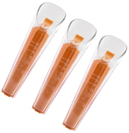 IMIKEYA 3sets Yeast Special Cup Measuring Cups Lids Accurate Weighting Tool for Baking