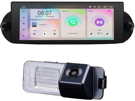 Autoradio mit 6.9 Zoll Bildschirm, Kompatibel mit VW New Beetle 1C 9C 2000-2012, Kabelloses Apple CarPlay/Android Auto Bluetooth USB AUX SD AM/FM/RDS Radio+ Rückfahrkamera