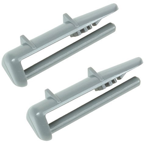 Beko Clip de fixation du capuchon du rail arrière du lave-vaisselle (lot de 2)