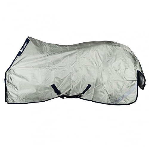 Bucas PowerTurnout Pferdedecke Light, stay-dry, 135 Silber