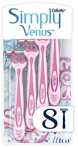 Venus Gillette Simply 3 usa e getta, da donna, confezione da 8