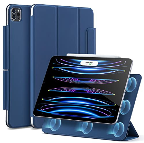 ESR für iPad Pro 11 Zoll Hülle 2022/2021/2020 (4./3./2. Generation), Blau | Trifold Zwei Wege Ständer, Starke Magnetbefestigung, Langlebiger Schutz, Rebound Serie
