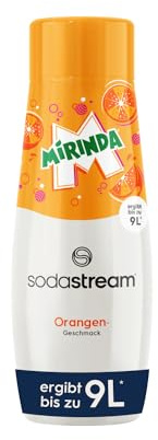 Sodastream Sirup Mirinda - 1x Flasche ergibt 9 Liter Fertiggetränk, Sekundenschnell zubereitet und immer frisch, 440 ml