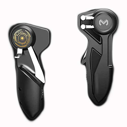Huayuwa Lot de 2 manettes de jeu pour tablette avec poignée de déclenchement 6 doigts L1R1 pour iPad et tablette PUBG