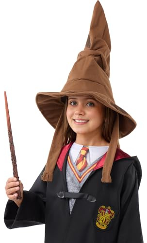 Funidelia | Sorteringshatten Harry Potter för flicka och pockje Filmer & Serier, Trollkarlar, Gryffindor, Harry Potter - Accessoarer för barn, accessoarer för maskeraddräkter - Brun