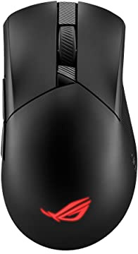 ASUS ROG Gladius III Wireless Aimpoint Gaming Mouse – Right-Handed Ergonomic, 79g, Tri-Mode Connectivity, 36K DPI, up to 119Hr Battery, Hot-Swappable Switches, PC/Mac Support - Black