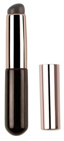 CTDWNT Weicher Silikon-Lippenpinsel mit staubdichter Abdeckung, runder Kopf, Lippenstift-Applikator, Lippenwerkzeug, Mehrzweck-Lidschattenpinsel, Concealer, Kosmetik