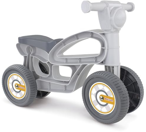 Chicos - Mini Custom Artic Ride-On Motorrad mit Vier Rädern Kindermotorrad für Kinder ab 1 Jahr | Stabil, leicht und widerstandsfähig | Motorradspielzeug | Grau (36015)
