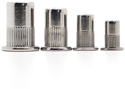 Écrou Acier Inox, Ecrous Hexagonal M3 M4 M5 M6 M8 M10 M12 304 écrou à rivets en acier inoxydable petite tête fraisée écrous rivetés insérer capuchon de noix écrou à rivets