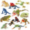 TOYMANY 12 Stück Frosch Tiere-Figuren Frösche Spielzeug Set Kunststoff Regenwald Figuren, Kuchen Topper Party Gunst Garten Blumentopf Pflanzen Dekor Halloween Dekoration Ornamente