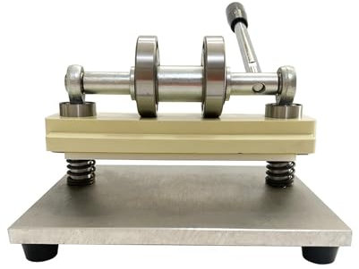 Machine à découper le cuir à main à Double roue, papier Photo, coupe-feuille PVC/EVA, bricolage, Machine de découpe du cuir, poinçonnage, presse manuelle Haute performance