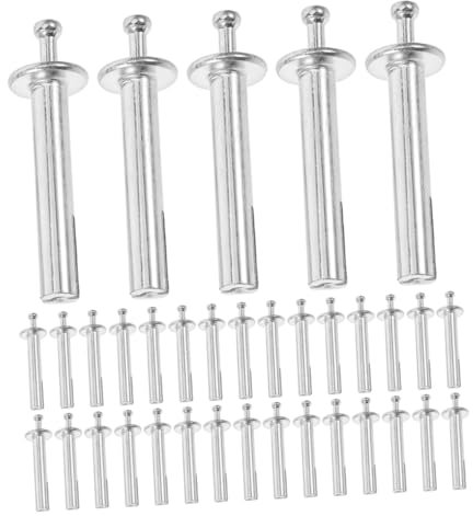MUCKLILY 100pcs Anchor Expansion Drive Nails for Concrete and Masonry Wall Plugs Quick and Efficient Installation