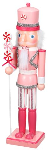 SWOOMEY Figurine Casse-Noisette De Noël en Bois 38 Cm, Soldat Décoratif Traditionnel, Décoration Festive De Bureau Et Maison pour Ambiance Hivernale