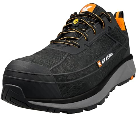 K by Kexin Alloy Toe Shoes Men - Lightweight Aluminum Toe and Puncture Proof Midsole, ESD Safety Sneakers ASTM 2413-24, Durable KPU and Water Resistant Upper, Oil and Slip Resistant Rubber Outsole