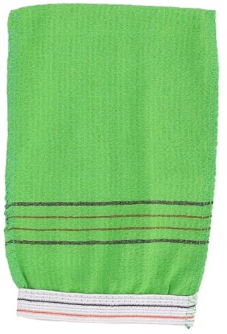 Peeling-Waschlappen-Handschuh, Badehandschuhe, Körperpeeling-Handtuch, Reinigung, Peeling, SPA-Duschschaum-Massage für Dusche Spa Massage(Green,5pcs)