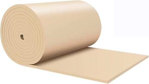 XYWGBMS Sound Proofing Panels Self-Adhesive Acoustic Panels, High Elasticity Insulation Proofing Panels, Sound Treatment Wall Panels for Recording Studio, Home, Offices,Yellow-20mm-1x8m