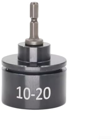 Broca eléctrica para sellado de botellas - Broca de metal y silicona compatible con 10-20 mm y 20-30 mm, funciona con máquinas taponadoras eléctricas (10-20 mm)