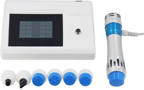 Maquina De Ondas De Choque De Intensidad Baja, Dispositivo De Terapia De Ondas De Choque, Con 1 Mango Y 7 Sondas, Frecuencia 1–18 Hz, EnergíA 10–300 Mj, No Invasivo, Para DoméStico, Rehabilitación
