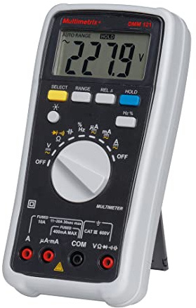 Multimètre Multimetrix DMM 121 numérique CAT III 600 V Affichage (nombre de points): 4000