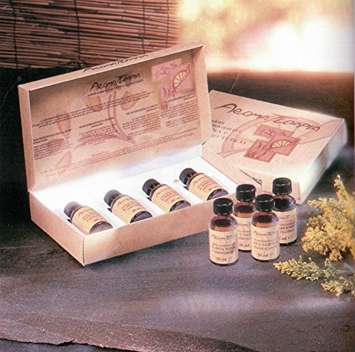 IDROBATH Cofanetto Aromaterapia KIT Oli Essenziali Puri 4pz da 20ml | Set 4 Oli essenziali: Lavanda, Arancio, Eucalipto e Limone per Sauna e Bagno Turco