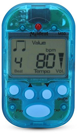 Digital Beat Metronom, portable Clip-On Design, professionell für Musikinstrumente, für Anfänger, Konzerte, Rehearsals