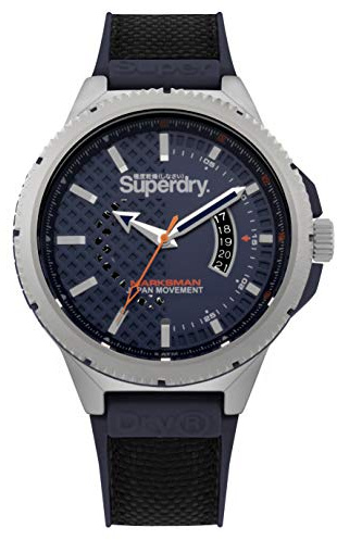 Superdry HerrenArmbanduhr Analog Quarz Stoff SYG245UB