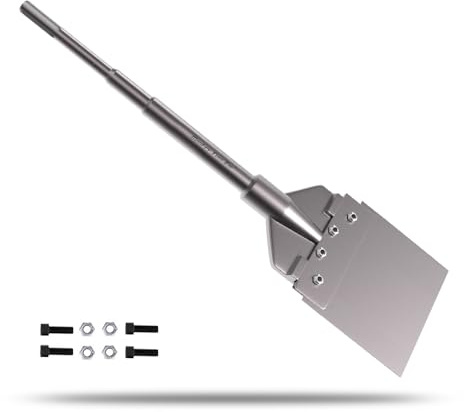 Monkey King Bar-Sds Max Bits Bodenschaber 15,2 x 63,5 cm Fliesenwerkzeuge – 15,2 cm breite Klinge Chipping Hammer Bits Sds Max-Sds Fliesenmeißel-Abbruch-Stahlhammer Zubehör