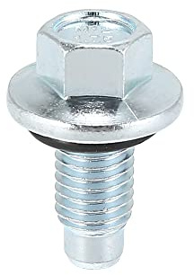 X AUTOHAUX 1pcs Vis Vidange M12 x 1,75 Inox Acier Bouchon Carter d'huile Moteur pour Buick Argenté