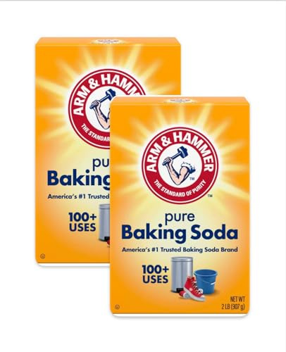 Arm & Hammer Pure Baking Soda 907g (32oz) 2 LB (Pack of 2)- American Imported