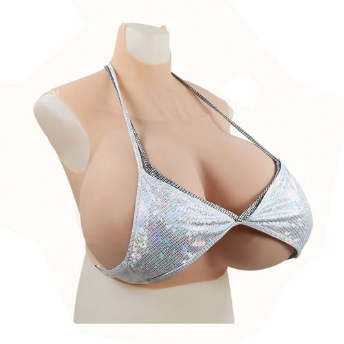 XSWL Z Cup hohe Kragen riesige Brustplatten Brüste Silikon Fake Brust Formen Brüste für Crossdresser Shemale Cosplay große Titten