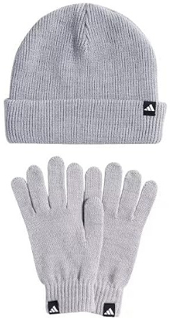 adidas Unisex Set aus Handschuhen und Mütze
