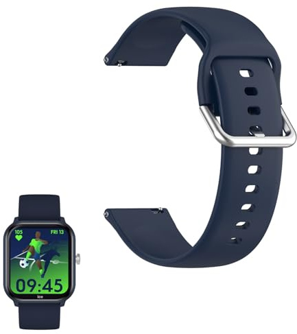 YANGC Compatible pour Mode Silicone Classique Bracelet De Remplacement Compatible pour ICE-WATCH Montre Connectée enfant ICE smart junior 2.0 1,75 Pouces